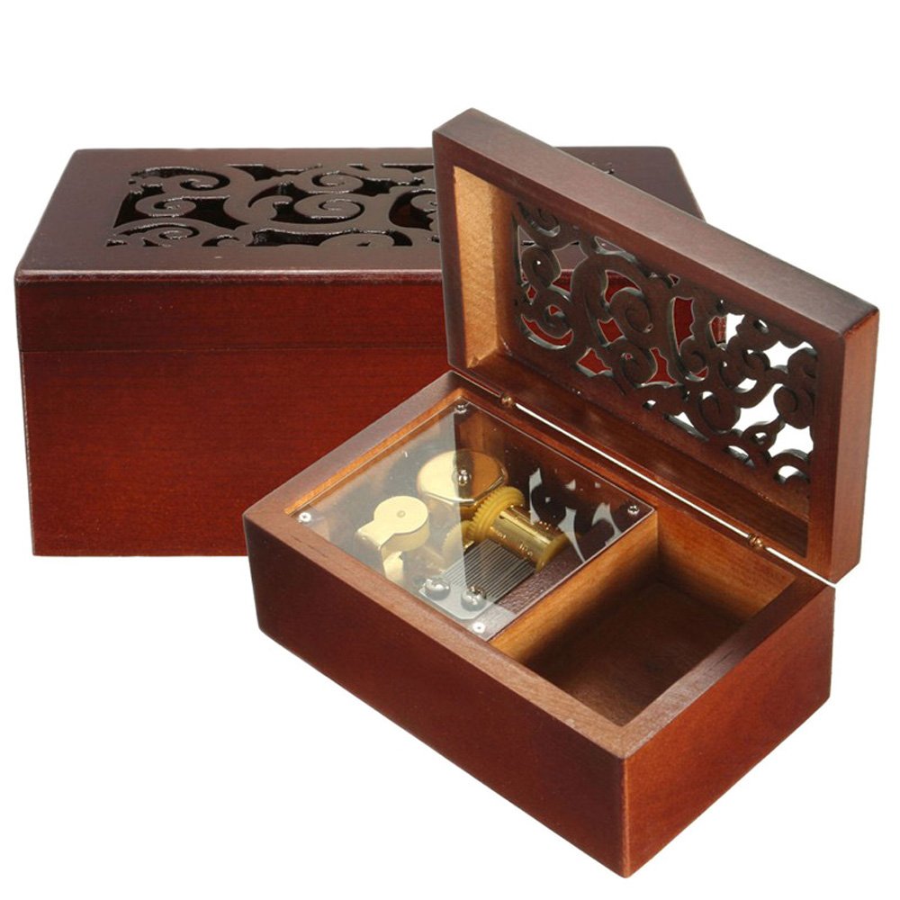 Yunsheng 木製オルゴール Lilium Amazon.co.jp: FnLyアンティーク彫刻木製巻き上げオルゴール、Elfen